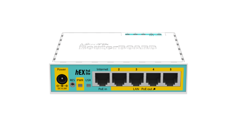 mikrotik hEX PoE lite